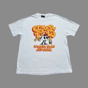 CLEVER FOOLS I DIDN'T GO TO ART SCHOOL " SZ XL EUC